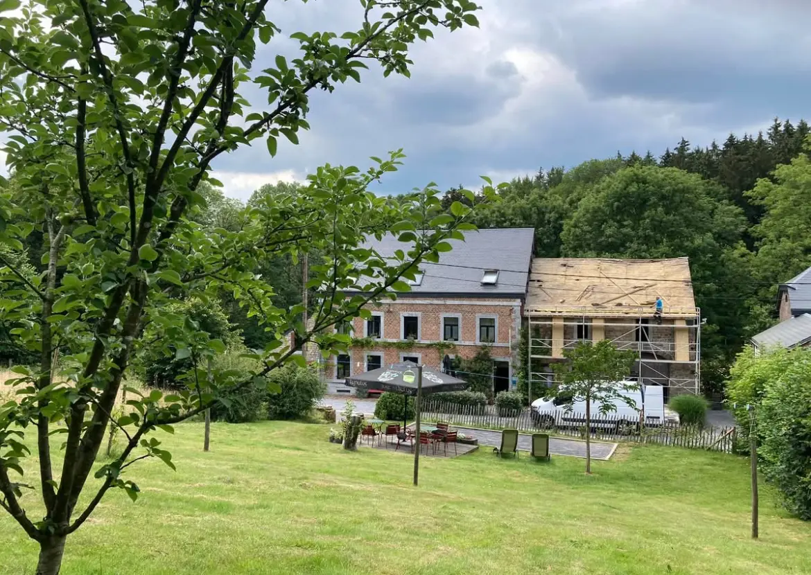 Rénovation d'un toit de grange 